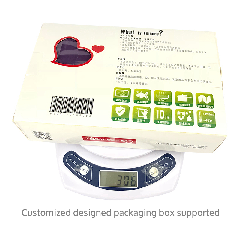 Custom Logo Large Volume Microwave Oven Freezer Safe Leak-Proof Airtight Rectangular Rectangle Silicone Food Storage Container