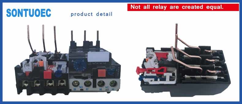 TR2 Series Auto Miniature Thermal Overload Relay Fixed Install