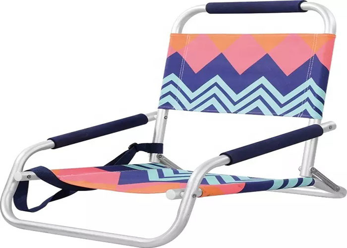 Foldable Metal Frame Camping Beach Seat With Shoulder 600 X 300D
