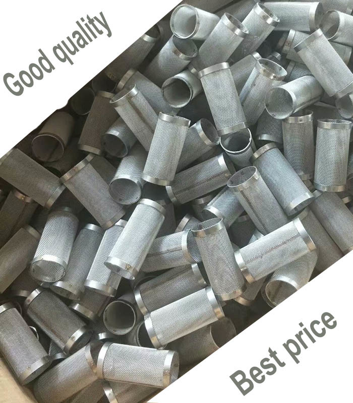 304 Stainless Steel Wire Mesh Filter Tube customized 3MM Thickness