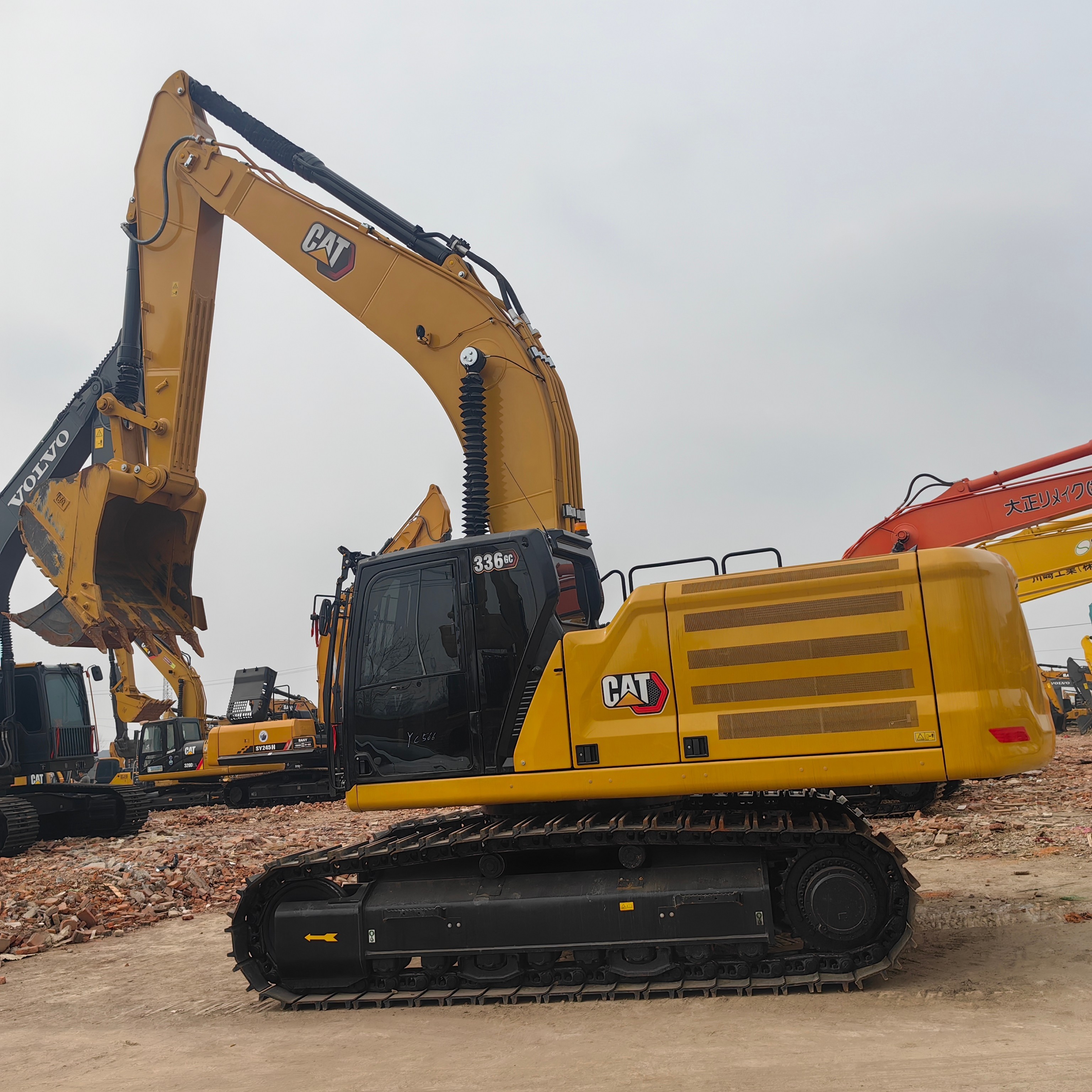 Used CAT 336GC Excavators Heavy Engineering 36Ton Mining Digger Hydraulic Machine
