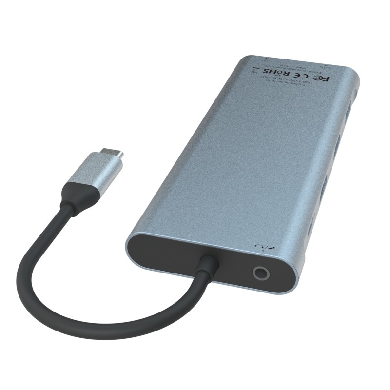 6 In 1 Usb C Hub Type C Adapter 4K HDMI 60hz Multiport Card Reader USB3.0 TF PD SD Reader