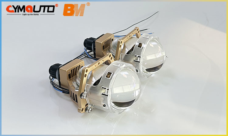 Car Bi LED Projector Lens 3.0 Inch Car Headlight Lens With H7 H4 9005