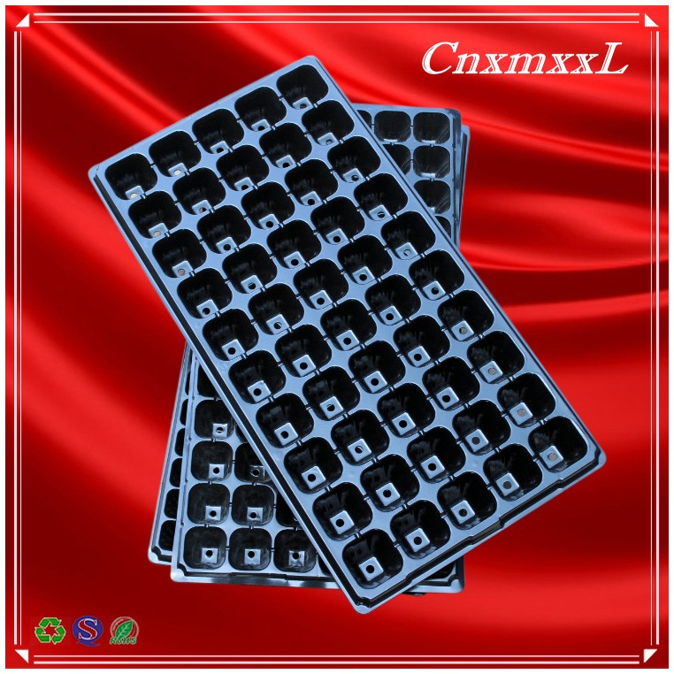 50 Cavity Transplanting Nontoxic Seed Germination Tray With Lid