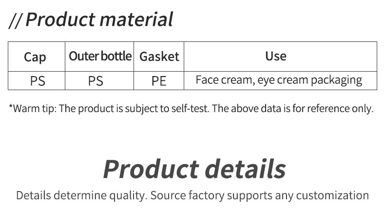 Acceptable Customer's Logo Luxury 10g Round PS Silver Empty Clear Plastic Packaging Cosmetic Cream Jar for Lip Balm