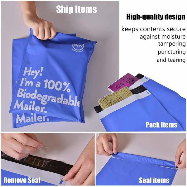 Custom Polymailer Courier Bag Clothing Packaging Shipping Mailing Bags