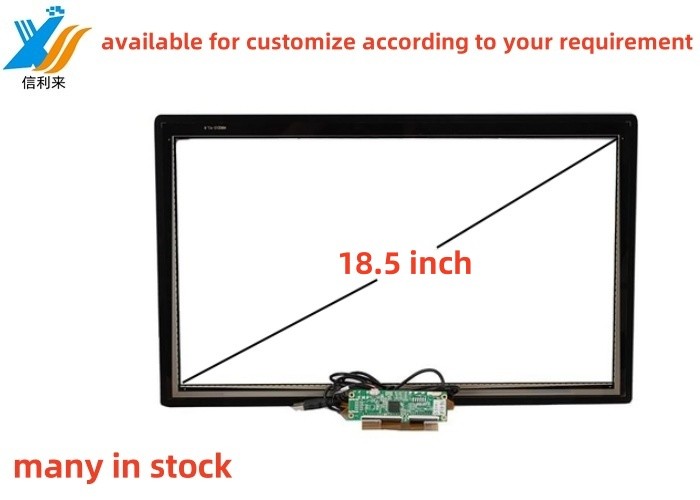 18.5 inch Multi touch projected capacitive (PCAP) GG GFF touch screen panel waterproof oilproof pen touch glove touch lcd display monitor customizable