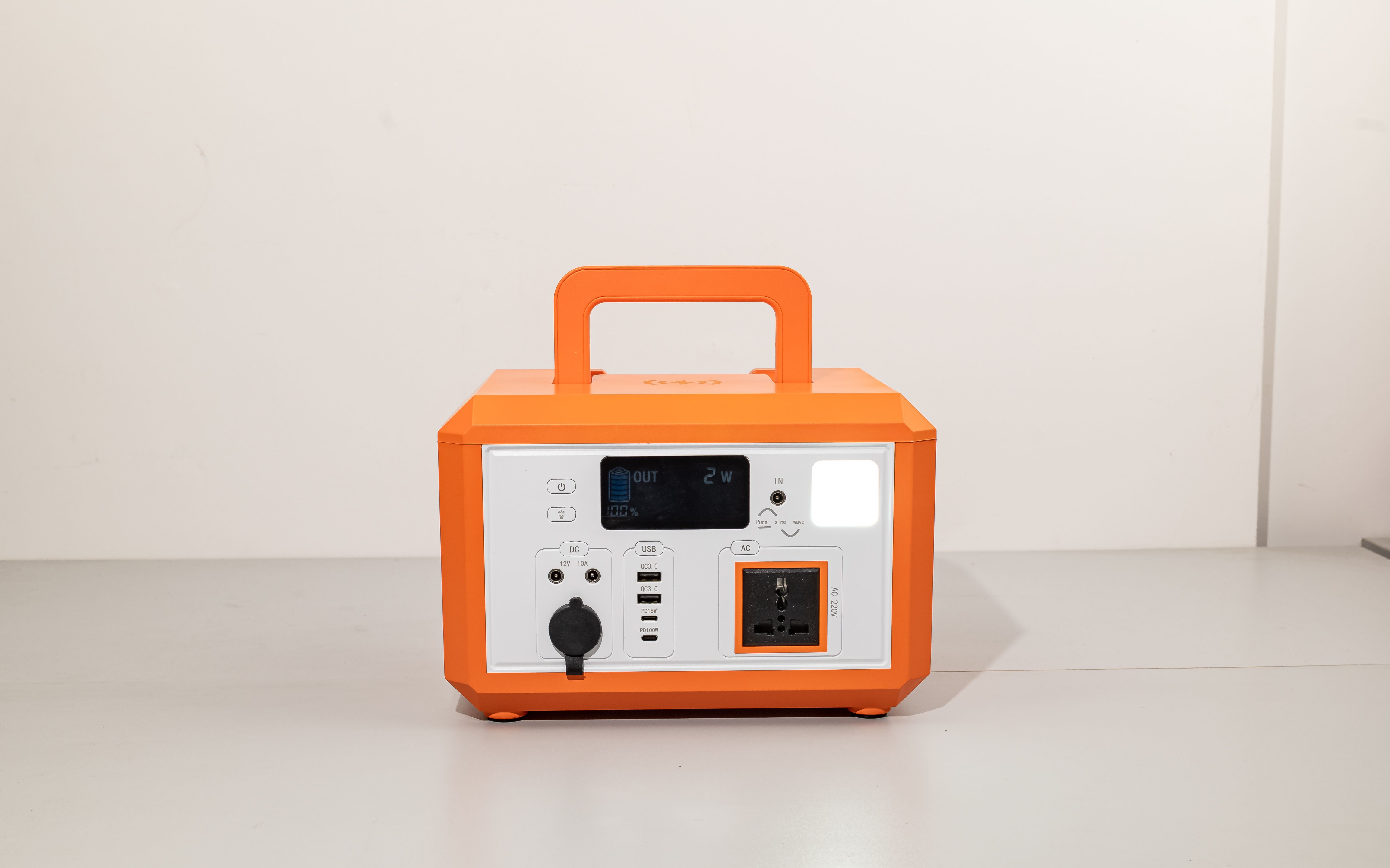 Recharge LifePO4 3.2V15AH Battery High Energy Density 220V 110V Portable Ac Power Station With LCD For Power Tools