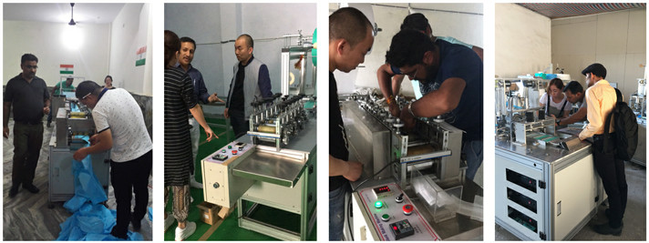 L3350mm Bouffant Cap Machine , 200pcs/Min Cap Manufacturing Machine