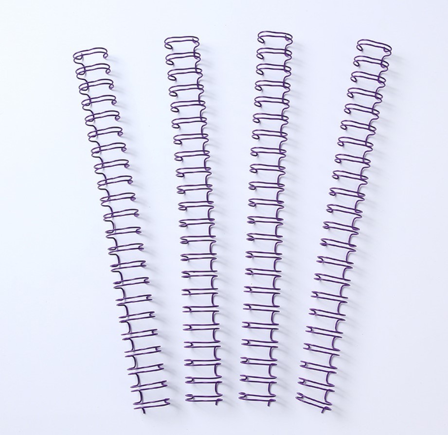 Dia0.7mm Double Loop Binding Wire Metal Material For Notebook