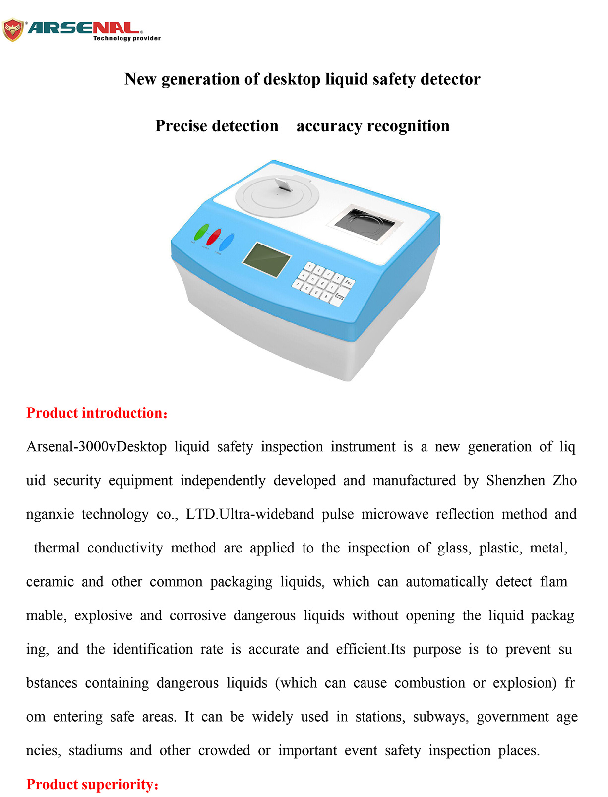 Liquid Safety Detector
