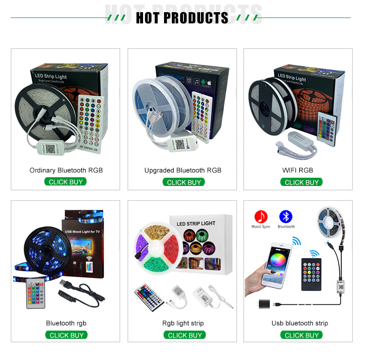 C02 magic tv usb flexible color changing smart app 5050 smart rgb waterproof Led strip lights