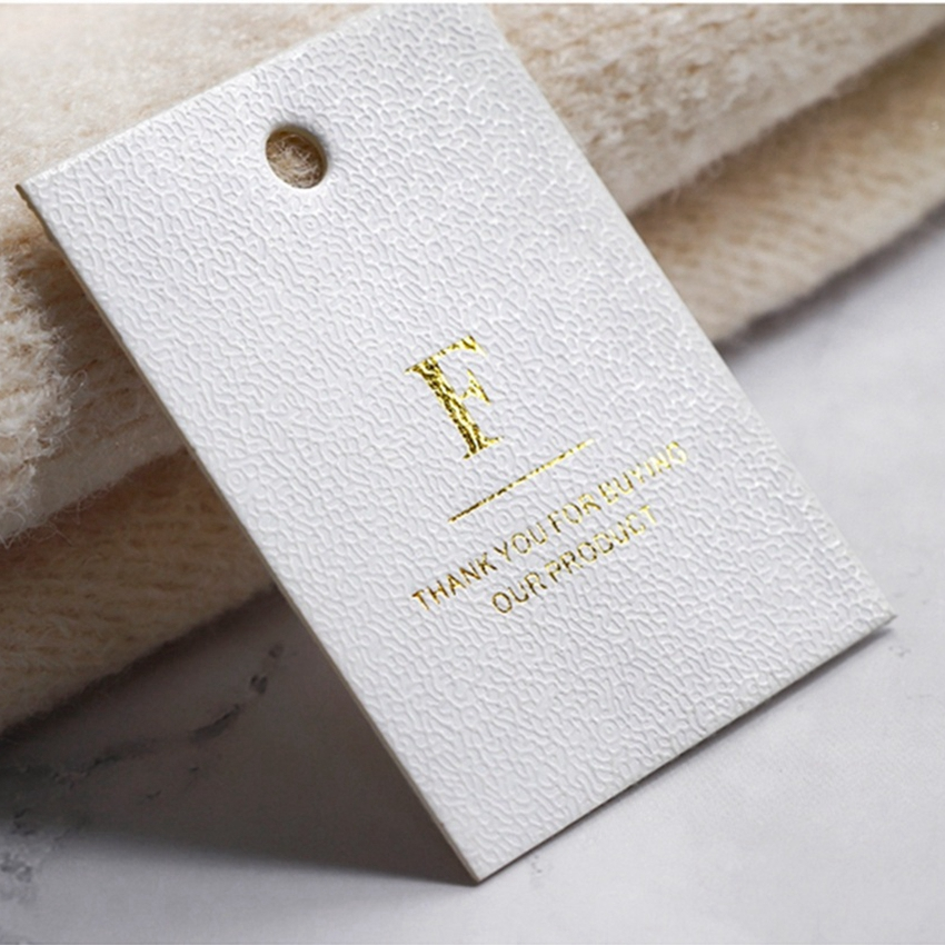 Circle Recycled Paper Clothing Hanging Tags Custom Hangtags Multi-style Hang Tags label sewing garment tag