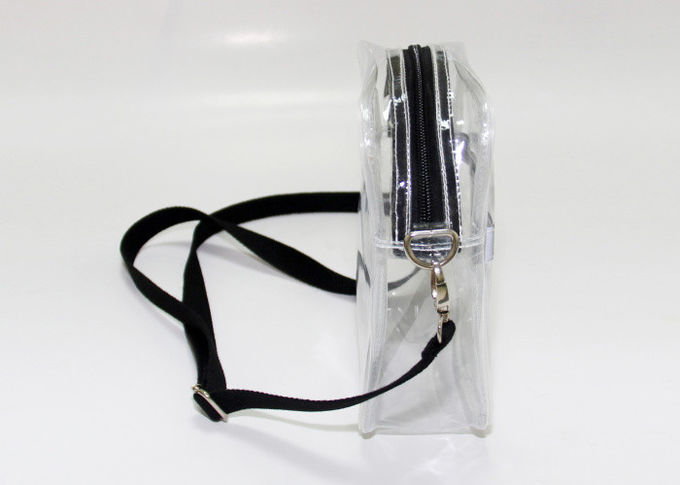 Clear Transparent Messenger Crossbody Bag Detachable Strap For Guys
