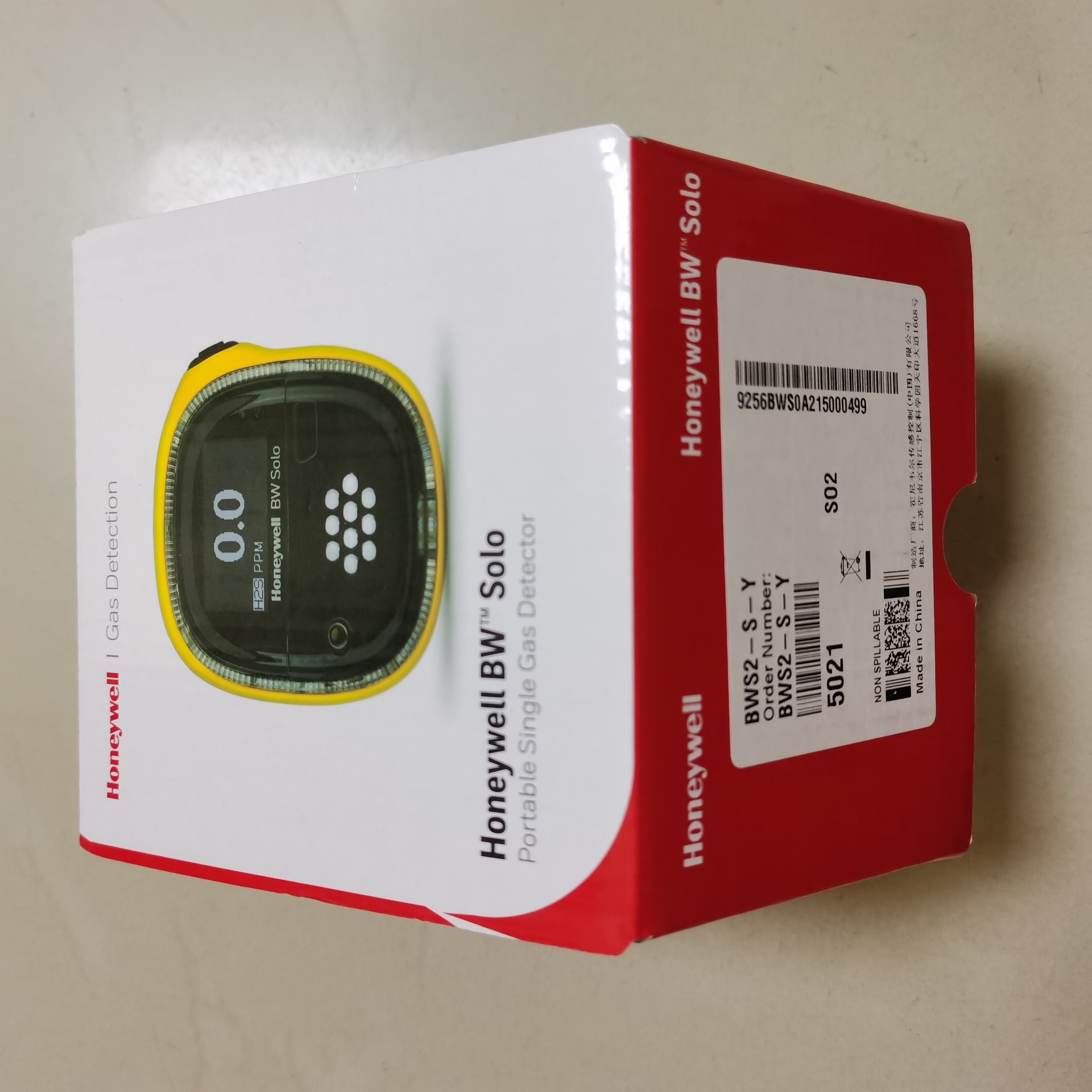 BWS-S-Y SO2 Pressure Transmitter Manifold Single Gas Detector H2s/Ph3/Nh3