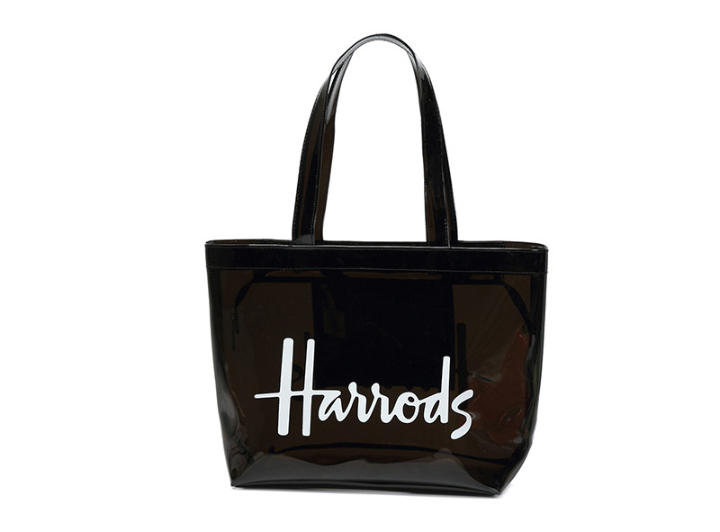 Fashion Water Resistant Blue Soft PVC Handbags