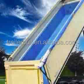 22 Cbm U-Type Tipping Trailer with Three Axles