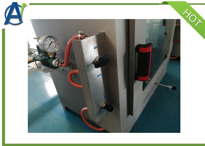 ISO 11925-2 Single Flame Source Tester with Stainless Steel Chamber