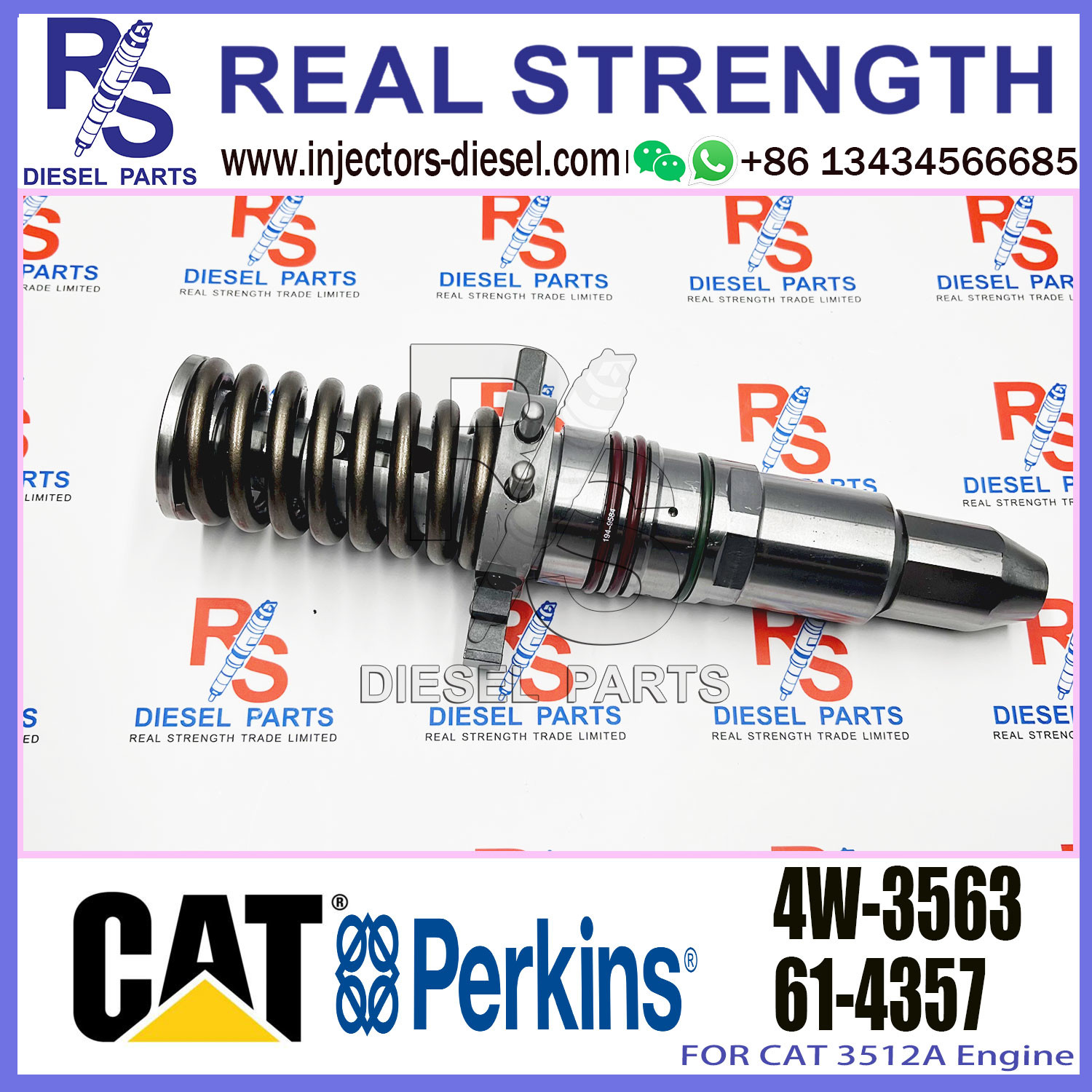 Diesel Common Rail Injector 4W-3563 7E-3382 9Y-1785 7C-4184 10R3053 9Y-0052 61-4357 For C-A-T