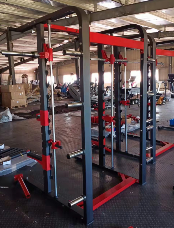 Commercial Fitness Strength Training Power Bench Press Machine Steel Half Squat Rack Mutli Function Station