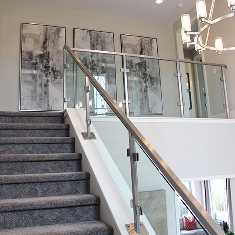 TUBULAR STEEL INDOOR STAIR HANDRAIL RAILING MODERN METAL HANDICRAFT