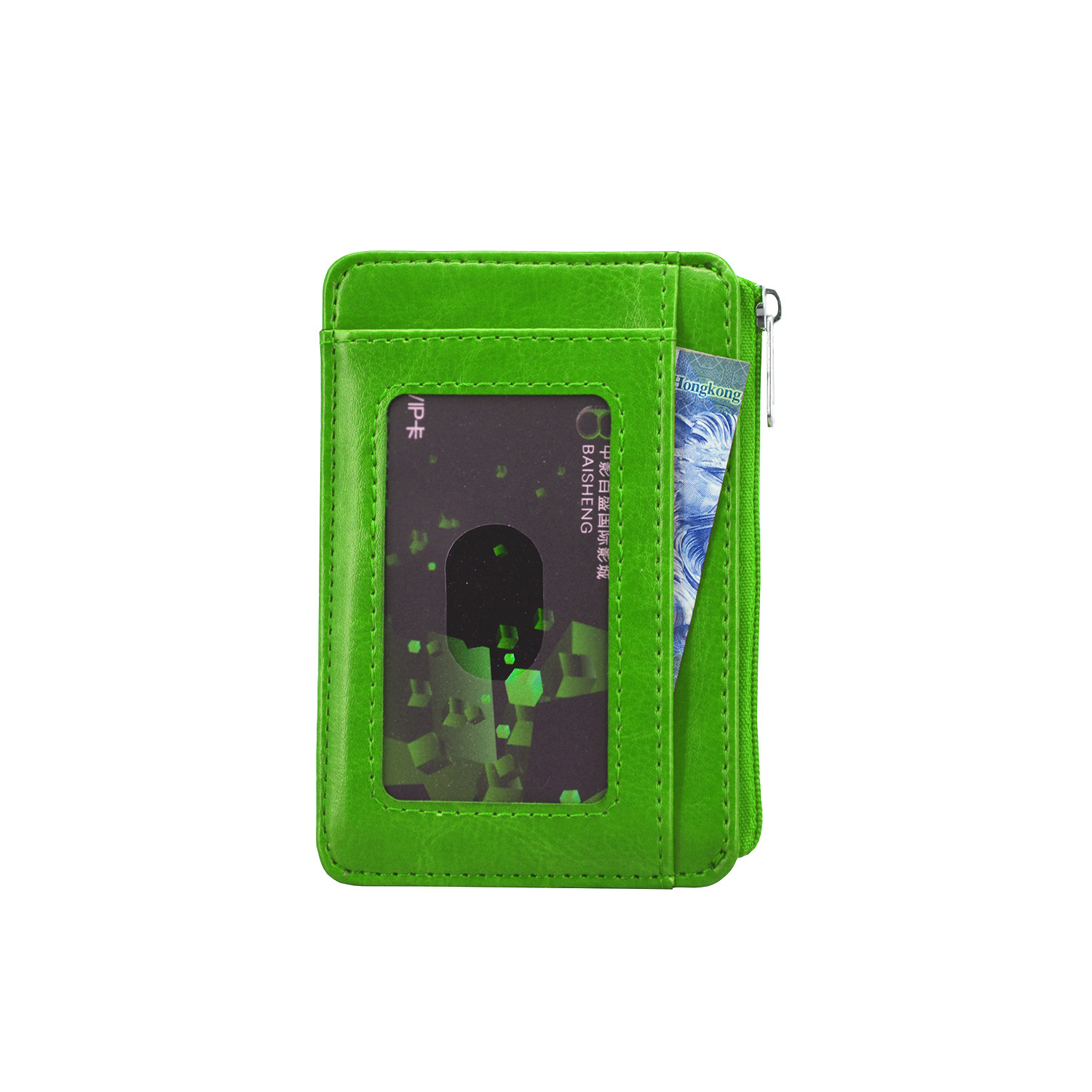 Luxury Soft Leather Business Card Holder Weight 60g With 9 Credit Card Slots