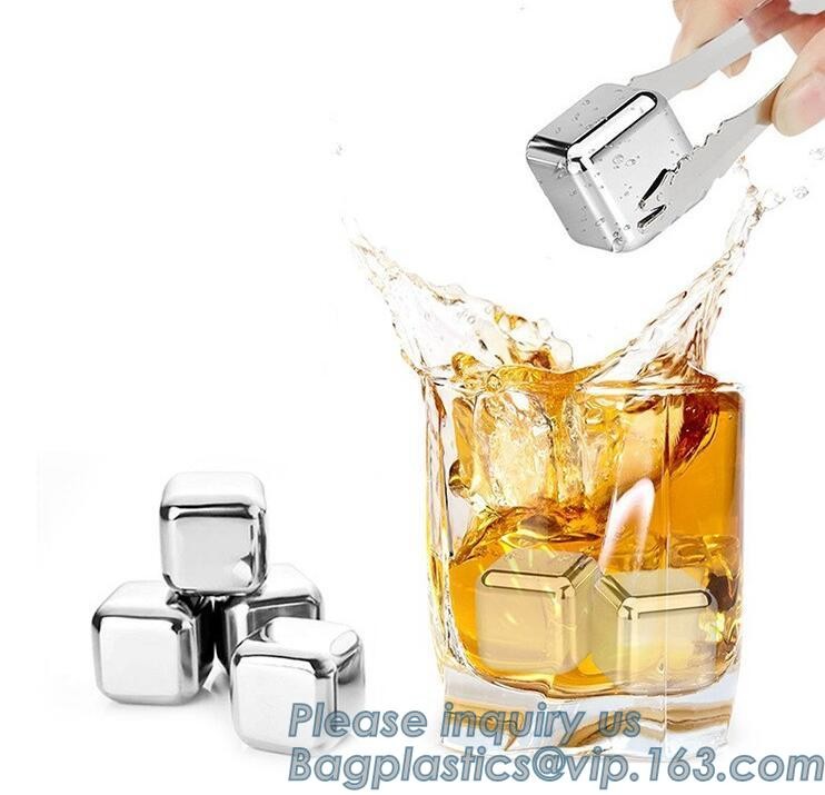 best chilling ice cubes for whiskey stainless steel whiskey stones with FDA, real dice ice cube whisky wine stone stainl
