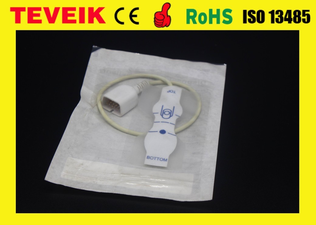 nihon kohden disposable spo2 sensor finger probe finger clip 9pin for adult