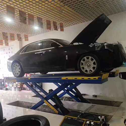 4000kg Wheel alignment scissors lift with 4.5M platform with CE