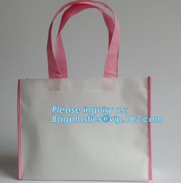 Promotional custom fabric reusable shopping bag metallic laminated non woven bag, Machine Made Heat Seal Eco Friendly No