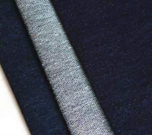 China Indigo denim 95% cotton 5% spandex knitted fabric buy fabric from china on sale