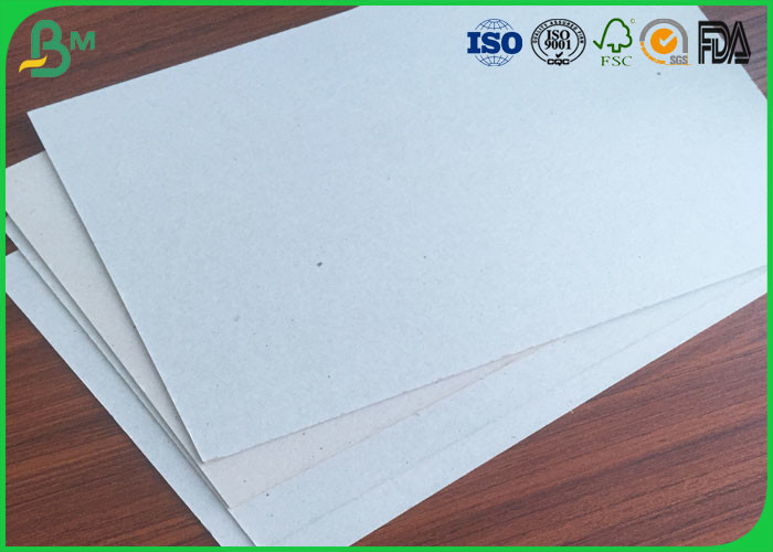 Rigid / Strong Gray Chipboard Paper 2.0mm 889 * 1194 Mm In Sheet ISO 9001 Approved