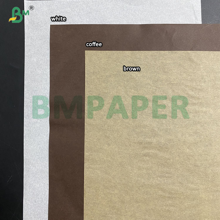 40g White Food Safe Sandwich Packaging Greaseproof Paper Sheets 400mm X 660mm