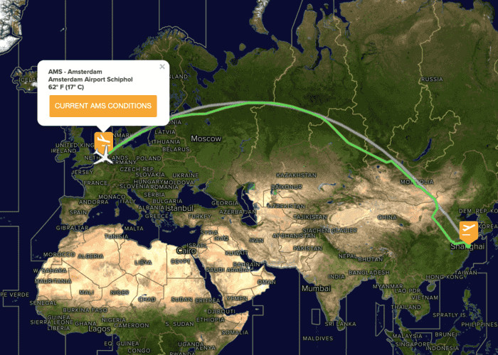 Direct Air Cargo Freight Forwarding Service China To Amsterdam Netherlands