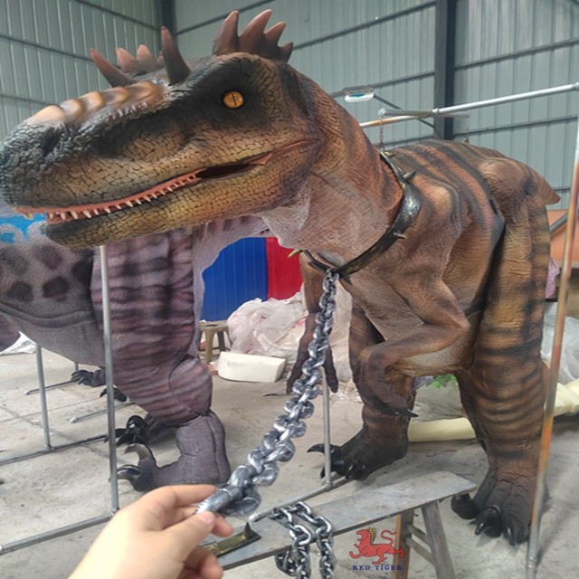 Jurassic Dino Theme Park Dinosaur Supplier Animatronic Dinosaur Evil Raptor For Party Hire Props