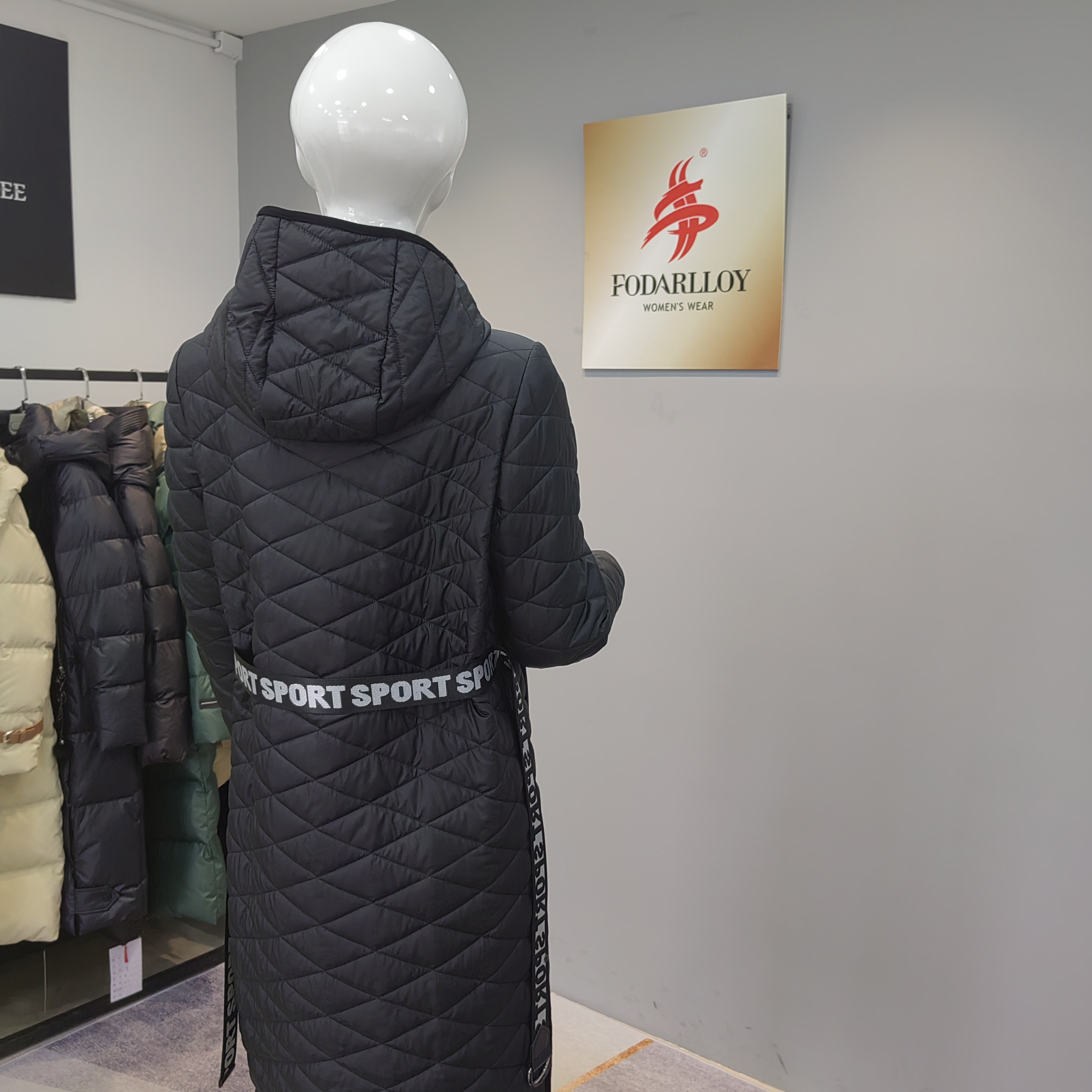 FODARLLOY 2022 New Hooded Winter Collection cotton-padded clothes slim long down winter jackets women coats