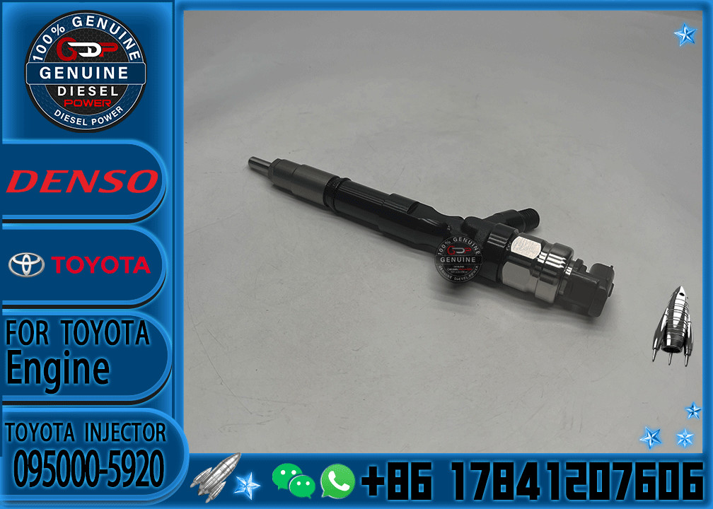 Diesel Injector 095000-5920 23670-09070 Fuel injector for Toyota Hilux 1KD-FTV 3.0L