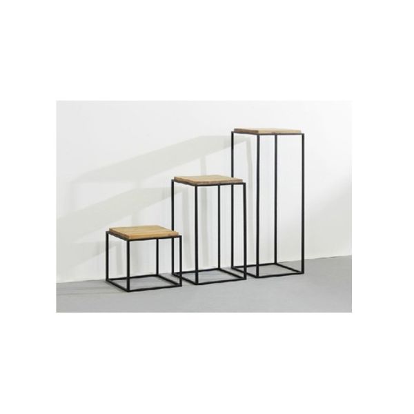 Lightweight Small Clothing Display Table , Simple Style Metal Nesting Tables