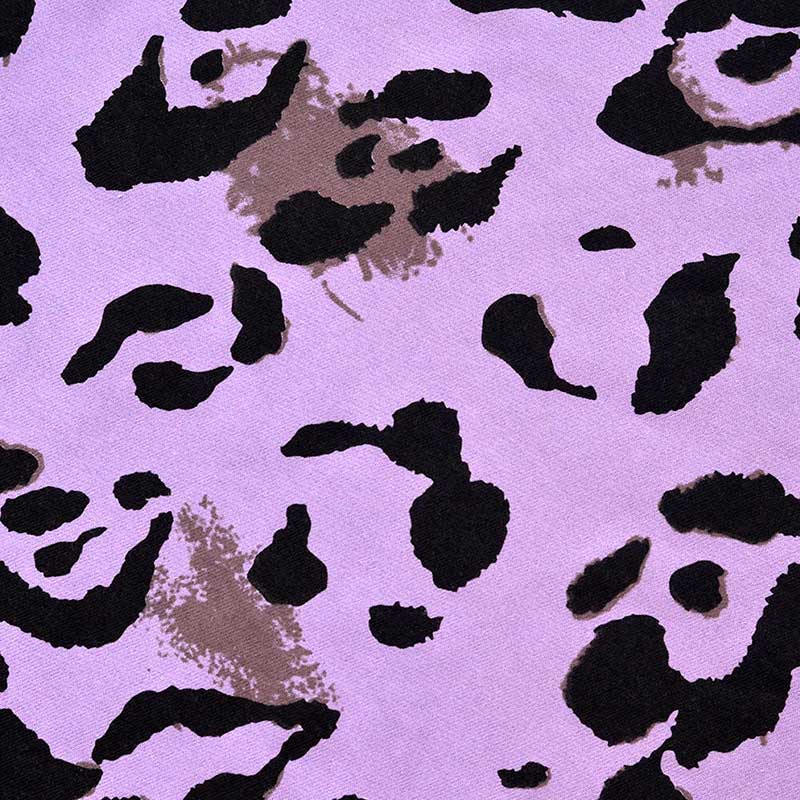OEM 71% Cotton 29% Polyester Printed Sweater Knit Fabric By The Yard