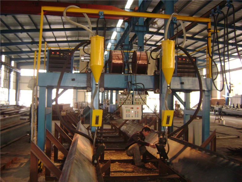 Gantry Automatic Beam Welding Line Assembling Process High Speed