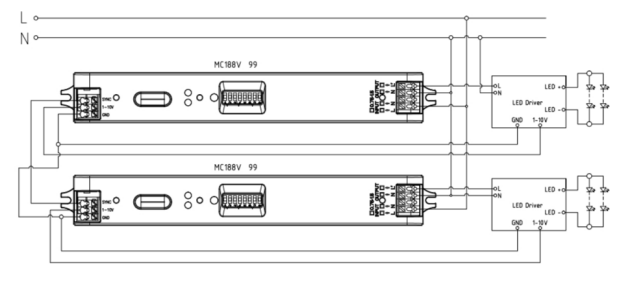 SYNC function dimmable motion sensor for LED Batten