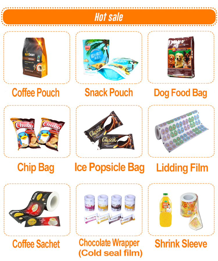 Waterproof Three Side Seal Pouch Custom Printed Anti Oxidation Solvent Free Lamination