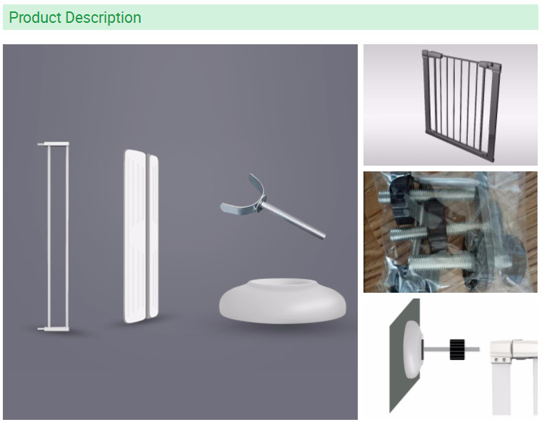 Amazon Hot Sale Child Safety Door Guardrail For Stair Kitchen Bedroom And Door Guatdrail