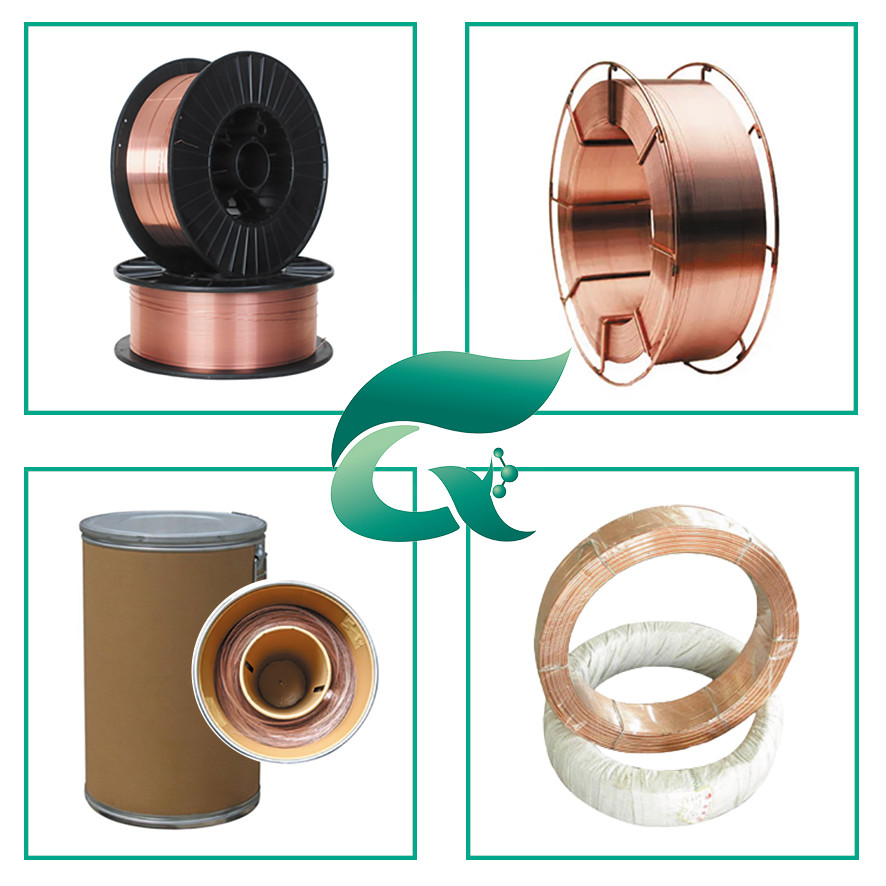 ER50-G Carbon Steel MIG Gas Shielded Flux Core Welding Wire ER70S-G Copper CO2 Alloy Metal Materials