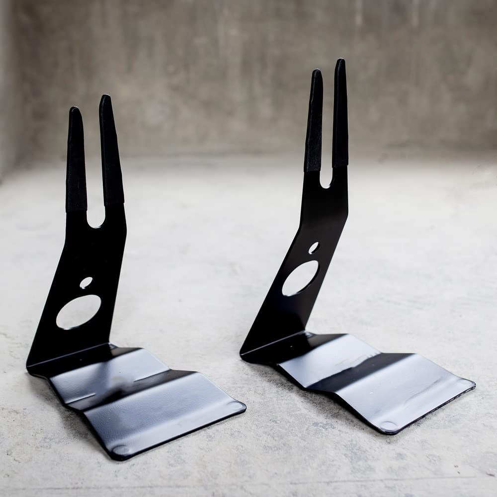 Black Bicycle Floor Type Hub Storage Mount Rear Parking Rack Stand for Work Process