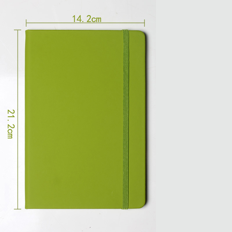 Leather Cover Soft Business Office Hardcover Student Gift Notebook with UV Color Printing