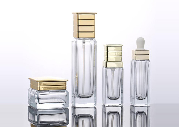 Glass Lotion Toner 120ML 50G Cosmetic Cream Bottle