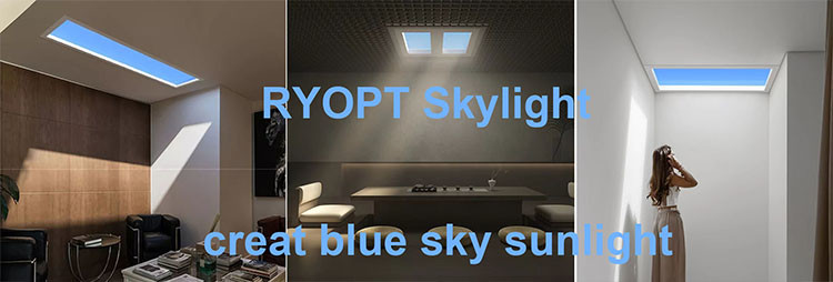 Artificial Blue Sky Light Smart Tuya Natural Bright Ceiling LED Skylight Panel 350W
