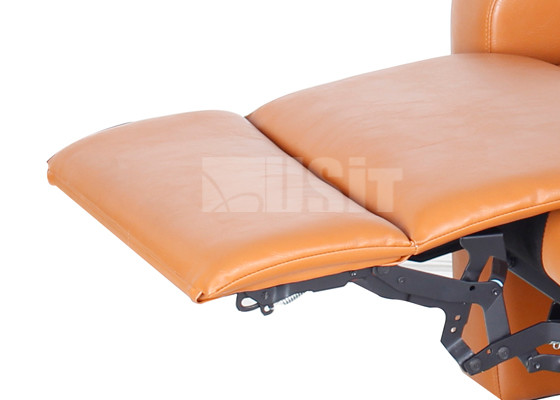 Stylish Foam Home Theater Sofa Seating , Media Room Reclining Sofa With Rocking Headrest