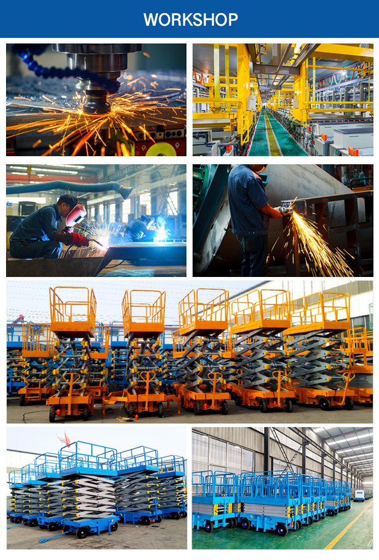 6-16M Mobile Electric Hydraulic Scissor Lift